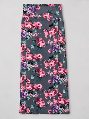 Agnes & Dora Floral Maxi Skirt L Romantic Cottagecore Garden Party Whimsogoth